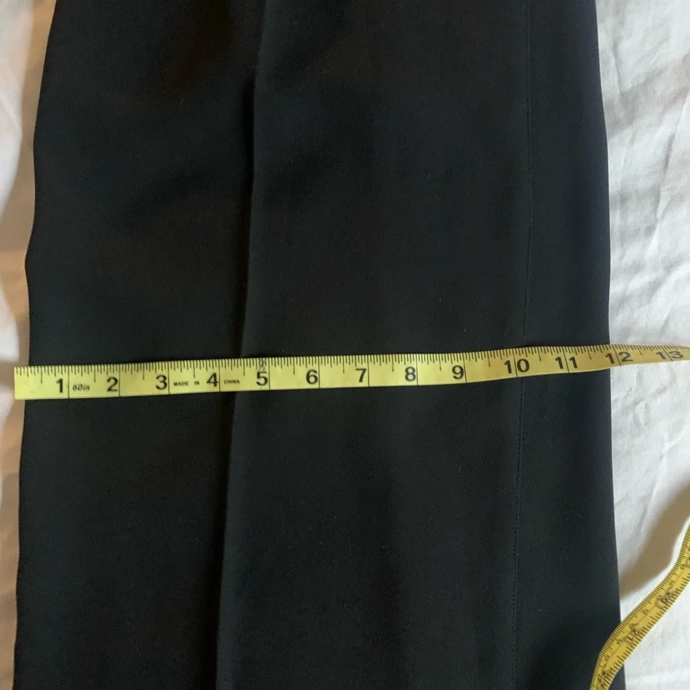 Zara Black Wide-Leg Tailored Pants - Picture 4 of 5